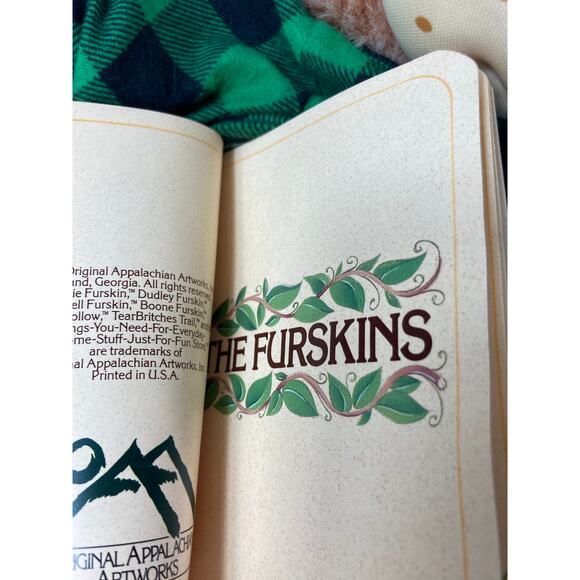 Vintage 1985 Furskins Plush Bear by Xavier Roberts Original Appalachian Artworks - Picture 11 of 15